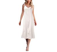 Fond De Robe Femme Noire Doublure sous Nude en Lycra Noir Longue Chemise Nuisette Coton Soie Jupon Robes Nuit Blanche Sexy Long Grande Taille pour Transparente Lingerie Gainant Dessous