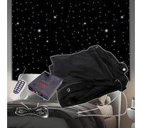 Fond de scène étoilé à LED (4 x 4 m / 4 x 6 m / 4 x 8 m), pliable (facile à transporter), densité de LED : 20 LED/m², avec câble d'extension de 10 m, contrôleur DMX et télécommande.,4 * 8m