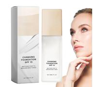 Fond de Teint à Changement de Couleur,Fond de Teint Liquide à Changement de Couleur,Correcteur à changement de couleur 30 ml - Correcteur liquide pour le visage pour femmes, hydratant teinté
