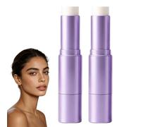 Fond de teint à changement de couleur -Temperature-Activated à double extrémité avec pinceau - Peau foncée et haut mature - Bâton de retouche mat longue durée (2 pièces)