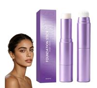Fond de teint à changement de couleur -Temperature-Activated à double extrémité avec pinceau - Peau foncée et haut mature - Bâton de retouche mat longue durée (1 pièces)