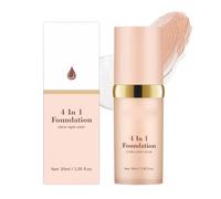 Fond de teint avec SPF 50 - 4 en 1 - Fond de teint correcteur flawless - Changement de couleur - Pour peaux matures - Soin de la peau avec changement de couleur anti-âge - Pour tous les tons de peau