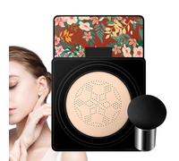 Fond de teint BB crème imperméable, base de maquillage à coussin d'air à tête de champignon, fond de teint à tête de champignon, applicateur de pinceau à champignon pour une application lisse, une fin