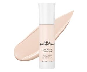 Fond de teint changeant de couleur - 30 ml d'apprêt à construire - Fond de teint assorti - Pour couvrir les imperfections et les rougeurs - Pour un teint uniforme et éclatant