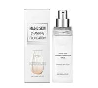 Fond de Teint Changeant de Couleur,Fond de Teint Changeant de Peau,Fond de Teint Hydratant Teint Chaud | Fond de Teint Liquide Peau Longue Durée pour Femme, Vieille Femme, Petite Amie