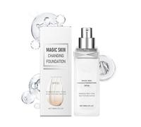 Fond de teint changeant de couleur - Maquillage liquide à effet autorégulateur, pouvoir couvrant reconstructible pour une peau lisse | Fond de teint avec couverture complète pour le visage, formule