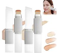 Fond de teint Color Changing Stick avec brosse,crème de recouvrement hydratante et légère,Fond De Teint Stick Essence,Creme Change,Hydratant,pour tous les types de peau