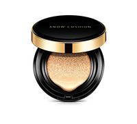 Fond de teint compact CC Cream Flawless Air Cushion, BB crème hydratante, contrôle de l'huile, fond de teint liquide longue durée, correcteur de maquillage Naturally Nude (Beige crémeux)