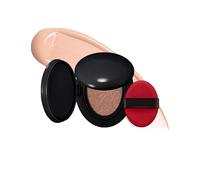 Fond de Teint Coréen Semi - Mate à Base d'Air-Cushion | Fond de Teint Essence Hydratant 72 Heures pour Peau Mûre (#black 21N, 18g)