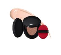 Fond de Teint Coréen Semi - Mate à Base d'Air-Cushion | Fond de Teint Essence Hydratant 72 Heures pour Peau Mûre (#black 17C, 18g)