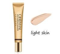 Fond De Teint Correcteur Soyeux, Petit Tube Doré, Crème Hydratante Nourrissante Pour Couvrir Les Taches D'acné Et Les Cernes, Maquillage