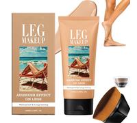 Fond de Teint Couvrance Corps Waterproof avec Pinceau,Maquillage Jambes et Corps Correcteur Longue Tenue Tattoo Cover Up Makeup,Flawless Looking Bronze Skin,Medium Golw 100ML