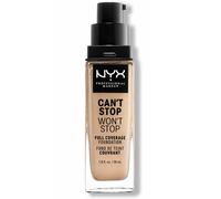 NYX Fond de teint liquide Can't Stop Won't Stop – Tenue 24h, Fini mat, Vegan – Warm Vanilla (06.3)