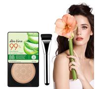 Fond de Teint Couvrant CC Crème, Air Cushion CC Cream, Mushroom Head Fondation, Hydratant Longue, Durée du Visage Fond de Teint Léger BB Crème (Couleur Naturelle)