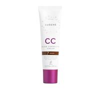 Fond de teint crème correcteur de teint LUMENE CC Cream | FPS 20 | Couvrance moyenne | Léger et riche en antioxydants | Hydrate tout en atténuant les rougeurs | Vegan | 30 ml | Deep