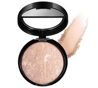 Fond de teint cuit pour peaux matures, poudre bronzante compacte Shimmer Brick, fond de teint poudre correcteur de teint éclat, longue tenue 24 h