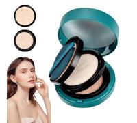 Fond de teint double couche rajeunissant au ginseng rouge, fond de teint coussin double couche 2 en 1, crème CC à coussin d'air, crème BB pour le visage, correcteur de maquillage (#01 Naturel)