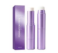 Fond De Teint En Stick 2-En-1 Avec Pinceau Estompeur IntéGré - Couvrance LéGèRe Et Modulable Pour Peaux Matures - Base Longue Tenue Pour Un Fini Naturel Sur Tous Types De Peau (Naturel)