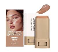 Fond de teint en stick Baume de beauté Sérum Boosted Skin Tint Full Coverage Concealer Balm Solid Tinted Contour Stick Portable Moisturizing Serum Stick pour le maquillage du visage