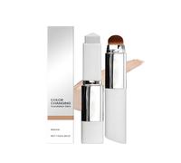 Fond De Teint En Stick Changeant De Couleur, Crème Blanche Coréenne Changeant De Couleur, Fond De Teint Stick, Creme Change, Avec Pinceau, Hydratant, Maquillage couleur de peau, Full Coverage Conceale