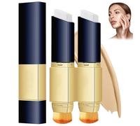 Fond De Teint En Stick Chartming Changeant De Couleur,Foundation Color Changing SPF15,Fond De Teint Stick Essence,Crème Coréenne Changeant De Couleur,Convient à Tous Les Types De Peau (2*Naturelle)