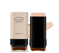 Fond De Teint En Stick,Teinte De La Peau Boostée Par Le Sérum,Fond De Teint Essence,Fond De Teint Couvrant Corps,éclat Naturel Et éclaircissement 24 Heures Sur,Couvrant Naturel Longue Tenue (Lvory)