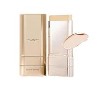 Fond de teint en stick Vivien Beauty 2 en 1 avec pinceau, stick de maquillage double embout, couvrance totale, hydratant, léger, longue tenue, waterproof, pour tous types de peaux