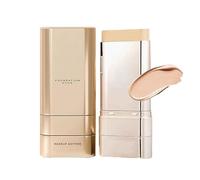 Fond de teint en stick Vivien Beauty 2 en 1 avec pinceau, stick de maquillage double embout, couvrance totale, hydratant, léger, longue tenue, waterproof, pour tous types de peaux