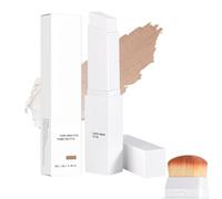 Fond De Teint Essence Stick Coréen,Fond De Teint Blanc Couvrant Imperfections,Maquillage Coréen Pour Le Teint Avec Pinceau,Maquillages Femme Blanc Cream Stick,Full Coverage Concealer(Medium)