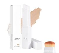 Fond De Teint Essence Stick Coréen,Fond De Teint Blanc Couvrant Imperfections,Maquillage Coréen Pour Le Teint Avec Pinceau,Maquillages Femme Blanc Cream Stick,Full Coverage Concealer (Light)