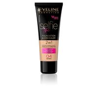 Eveline Fond de teint et correcteur Selfie Temps couvrant et hydratant 2in1 30 ml n°04 Natural