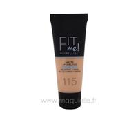 FIT ME MATTE+PORELESS foundation #115-ivory