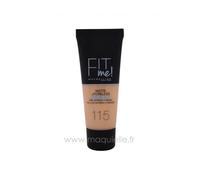 Fond De Teint Fit Me ! Mat - Gemey Maybelline - 115 Ivory