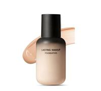 Fond de Teint Fluide Longue Tenue 24H Mat - Contrôle Sébum & Couverture Complète pour Peau Grasse - Correcteur 2en1 Haute Couvrance (01)