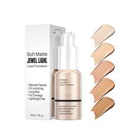 Fond de teint, Full Coverage Foundation, Fond de teint liquide correcteur de contrôle de l'huile mat longue durée de 30 ml, Grand Choix et Cadeau (105# Sand)