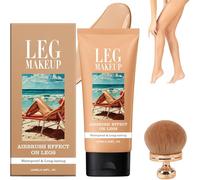 Fond De Teint Jambes,Maquillage Corporel Waterproof,Fond De Teint Essence with Brush,Leg Makeup, Long-Lasting Body Coverage Perfector,Maquillage pour le Teints(2#)