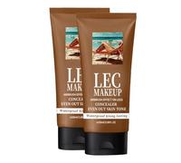 Fond de Teint Jambes Waterproof,Body Coverage Perfector,Maquillage Des Jambes ImperméAble Sans Transfert,Maquillage Du Corps,Pour Couvrir Les Cicatrices Des Jambes,Cacher Les Tatouages (2 pièce)