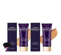 Fond De Teint Jambes Waterproof, Fond De Teint Corps,Fond De Teint Essence, Body Coverage Perfector, Long-Lasting Sweat-Proof Coverage Concealer, Makeup with Brush Body Coverage, 74 g (#1+#3)