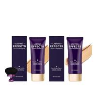Fond De Teint Jambes Waterproof, Fond De Teint Corps,Fond De Teint Essence, Body Coverage Perfector, Long-Lasting Sweat-Proof Coverage Concealer, Makeup with Brush Body Coverage, 74 g (#1+#2)
