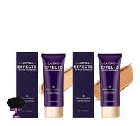 Fond De Teint Jambes Waterproof, Fond De Teint Corps,Fond De Teint Essence, Body Coverage Perfector, Long-Lasting Sweat-Proof Coverage Concealer, Makeup with Brush Body Coverage, 74 g (#2+#3)
