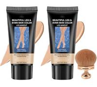 Fond De Teint Jambes Waterproof,Fond De Teint Essence,Fond De Teint Liquide Corps,Fond De Teint Couvrant Imperfections,Crème De Maquillage,Fond De Teint Imperméable Pour Maquillage (Natural*2)