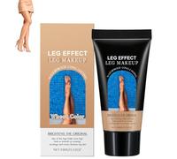 Fond De Teint Jambes Waterproof Leg Makeup with Brush Body Coverage Long-Lasting Sweat-Proof Coverage Concealer,Fond De Teint Essence Corps,For Tattoo Cover up Natural,Lasting Sweat-Proof (Wheat)