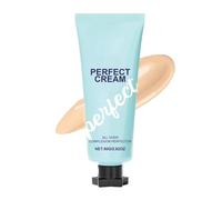 Fond De Teint Liquide,Beauty Creme All-Over Complexion Perfector,Teinte De Peau Waterproof Et Résistante Au Transfert,Fond De Teint Crème Cclongue Tenue,Anti-Cernes (Ivoire, 80g)
