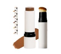 Fond de teint liquide coréen changeant de couleur avec applicateur amovible, fond de teint coréen hydratant léger en stick, anti-cernes à double embout pour une couvrance légère et longue tenue