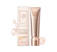 Fond de Teint Liquide Dissimulateur, Contrôlant le Sébum et Longue Tenue, Minimise Les Pores for Un Fini Léger et Estompable. Convient À Tous Les Types de Peau(Natural,2pcs)