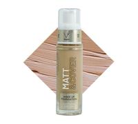 Fond de teint liquide longue tenue 24h cosmétique naturel végétalien avec pompe, teinte : 05 Hot Macchiato