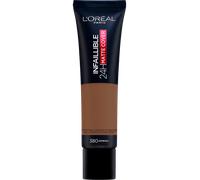 Fond de teint - L'Oréal Paris - Infaillible 24h Matte Cover - 380 Espresso - Haute couvrance - 35 ml
