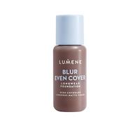 Fond de teint LUMENE Blur Even Cover | Fond de teint liquide léger à couvrance élevée avec un fini mat éclatant | Tenue 16 heures | Niacinamide et myrtille nordique | Sans parfum | Teinte 10 | 30 ml