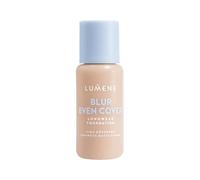 Fond de teint LUMENE Blur Even Cover | Fond de teint liquide léger à couvrance élevée avec un fini mat éclatant | Tenue 16 heures | Niacinamide et myrtille nordique | Sans parfum | Teinte 1.5 | 30 ml