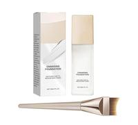 Fond de teint magique QPJUVC à effet changeant pour peaux matures - Base de maquillage BB crème légère et longue tenue, correcteur, teint chaud impeccable toute la journée (1)